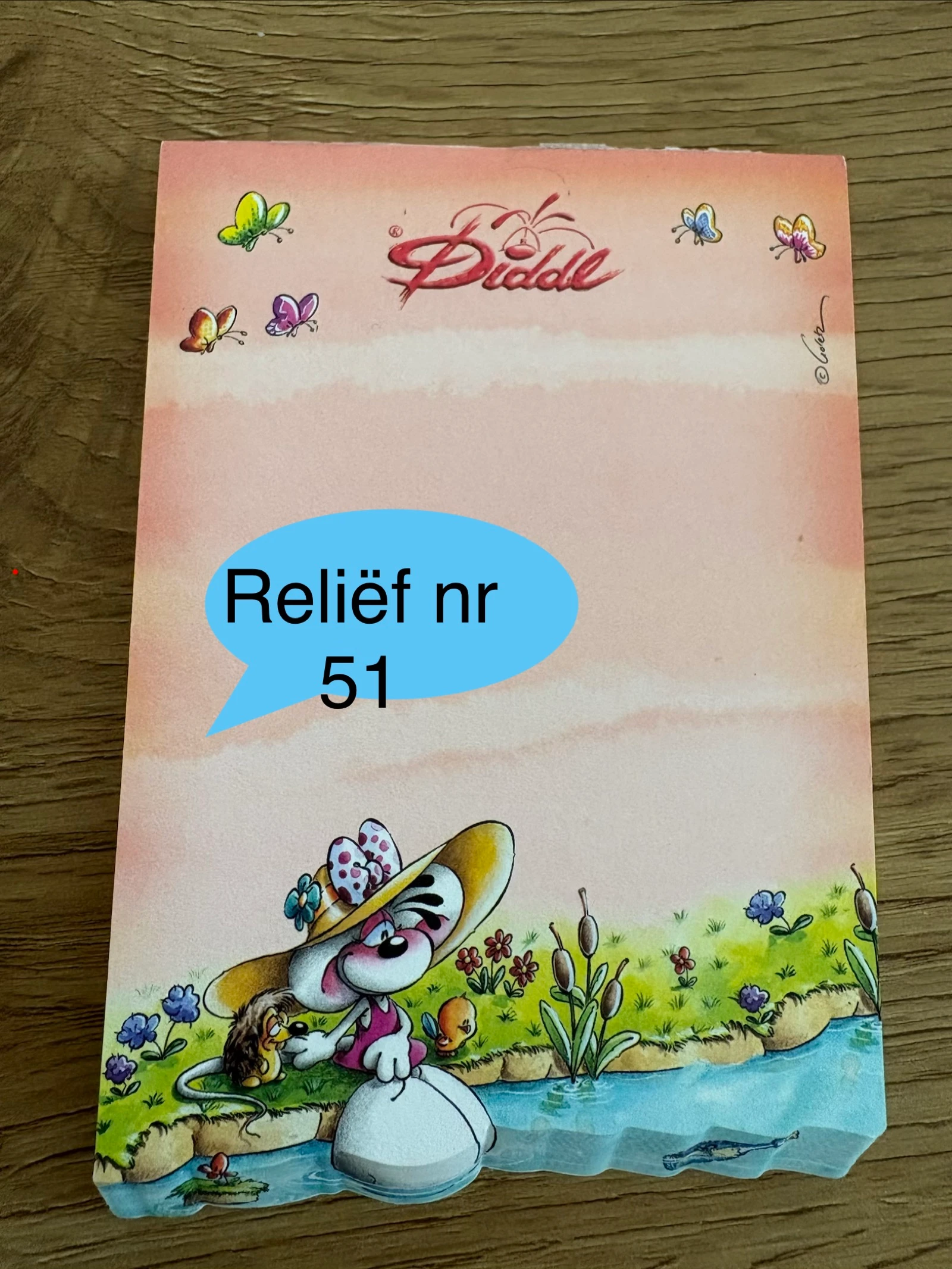 Reliëf diddl nr 51